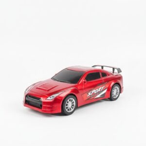 Auto deportivo con alerón, de juguete