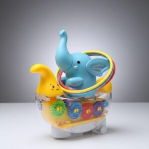 Juguete de elefante de circo