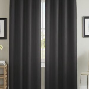 Cortina (1panel) blackout de ojales, diseñadas para bloquear la luz exterior y proporcionar privacidad