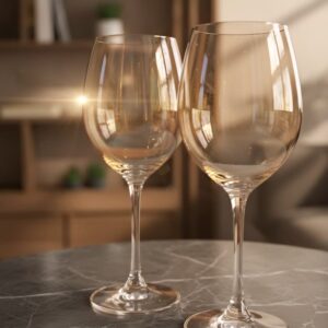 1 copa de vino cada una