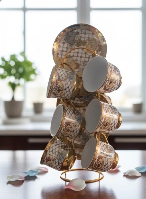 Juego de té de porcelana