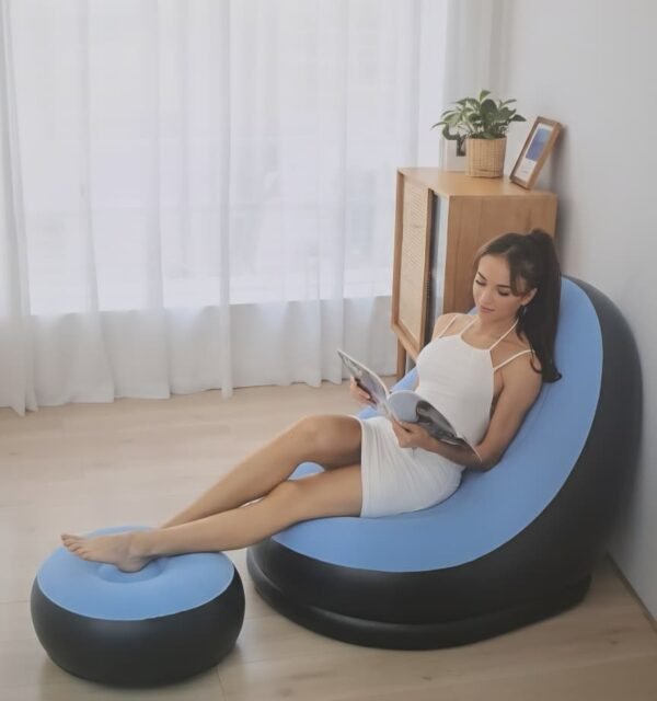 Sillón hinchable de dos piezas