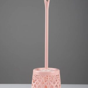 Escobilla de inodoro de plástico con soporte