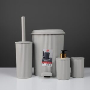 Juego de accesorios para baño, blanco