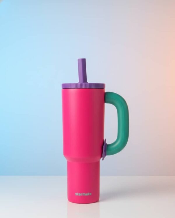 Vaso térmico con asa de 40 oz (aproximadamente 1.18 litros)