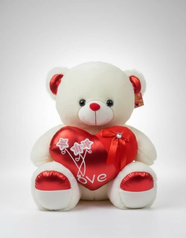 Oso de peluche de regalo con corazon Love y globo en forma de estrella