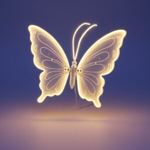 Mini lámpara con forma de mariposa