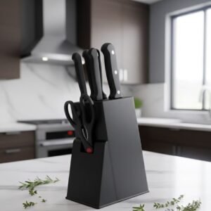 Juego de cuchillos de cocina negro