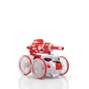 Tanque de control remoto diseñado para acrobacias y acción