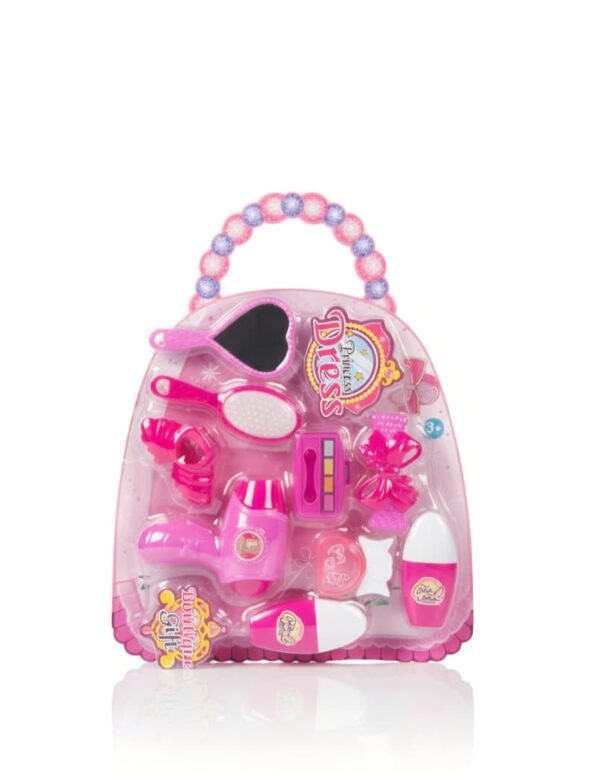 Set de belleza de juguete para niños, tipo maletín.