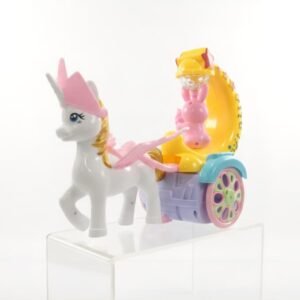 Juguete educativo de carruaje con poni