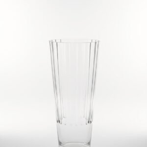 Vaso de cristal transparente estilo vaso alto,