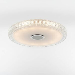 Lámpara de techo moderna de cristal empotrada con tecnología LED