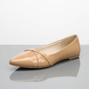 Zapatos planos de mujer de color beige