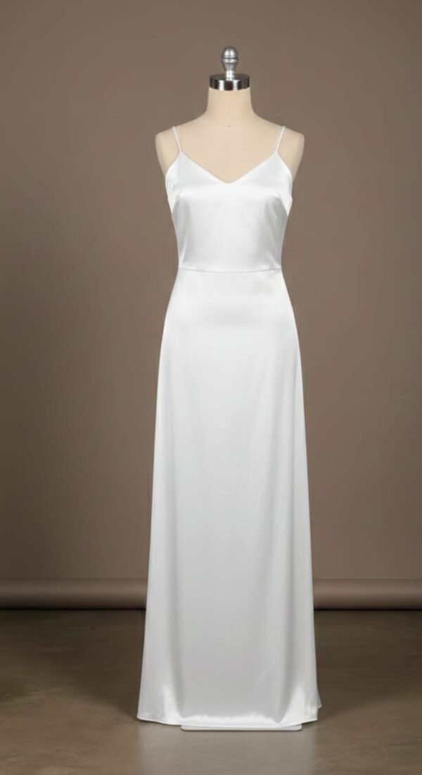 Vestido blanco para dama de honor