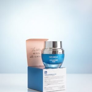 Crema facial nevada con ácido hialurónico