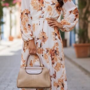 Vestido Harpa para mujer por encima de la rodilla.