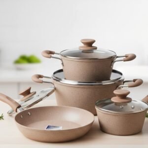 Juego de utensilios de cocina antiadherentes