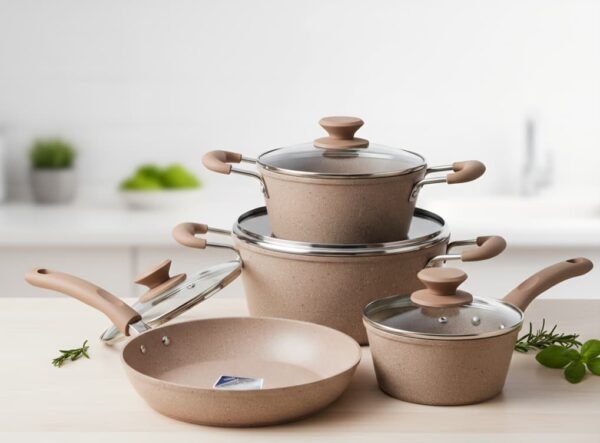 Juego de utensilios de cocina antiadherentes