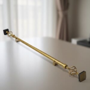 Barra de latón para pasamanos de escaleras o accesorio decorativo.