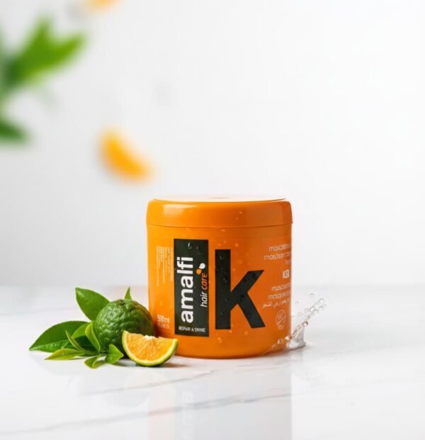 Mascarilla capilar con queratina de la marca Amalfi, 500 ml.