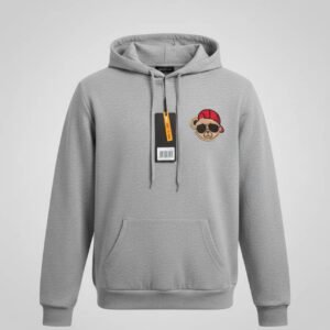 Sudadera con capucha gris