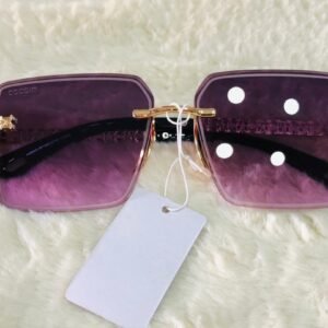 Gafas de sol de la marca Shiratori, modelo Rimless Cut Edge.