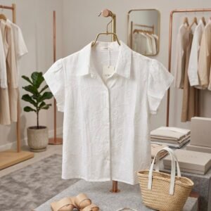 Camisa con botones para mujer