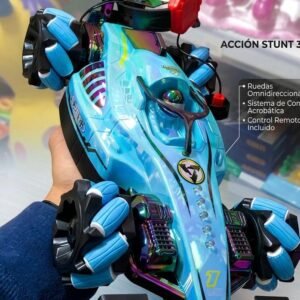 Super C Action Stunt 3-Wheel Omnidirectional Car, un automóvil de juguete a control remoto diseñado para realizar acrobacias