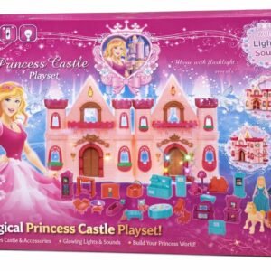Set de juego de castillo de princesa de juguete