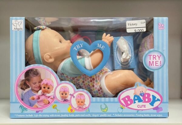 Muñeca de juguete tipo bebé de la marca Angels, modelo "Baby Cute".