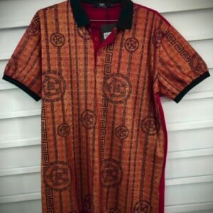 Playera tipo polo de hombre de la marca Pavini con un diseño estampado.