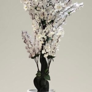 Árbol artificial de cerezo en flor de la marca Leaf, modelo Deluxe, que mide aproximadamente 120 cm de altura