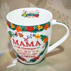 Taza de cerámica personalizada para el Día de la Madre