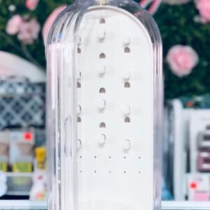 Organizador de joyas giratorio de 360 grados con soporte