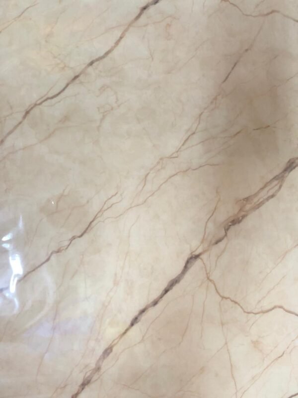Papel tapiz 60x60cm de PVC autoadhesivo o panel de revestimiento con diseño de mármol beige