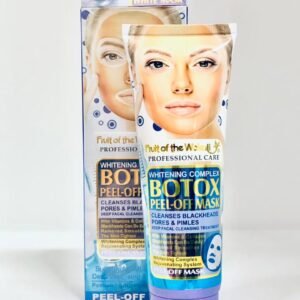 Mascarilla facial exfoliante tipo "peel-off" (para desprender) con efectos de blanqueamiento y limpieza profunda.