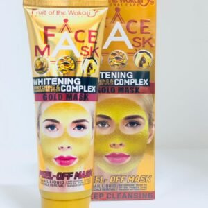 Mascarilla facial de limpieza profunda que contiene oro y colágeno para ayudar a reafirmar e hidratar la piel.