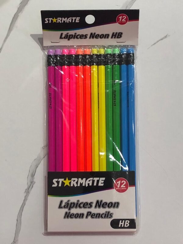 Caja de 12 lápices Neon HB