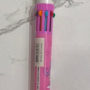 Lapicero de unicornio multicolor que ofrece diversión y creatividad.