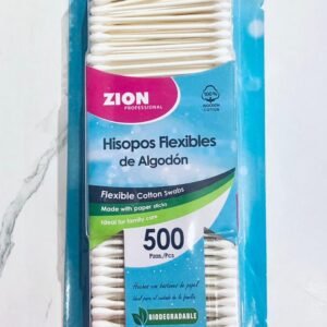 Hisopos de algodón Zion, diseñado para el cuidado personal y la higiene.
