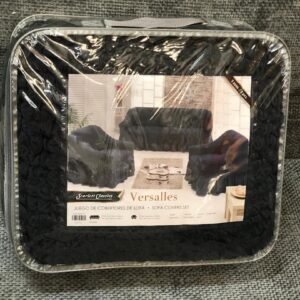 Juego de 3 piezas cobertores de la marca Versalles. (negro)