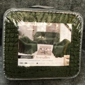 Juego de 3 piezas cobertores de la marca Versalles. (verde)