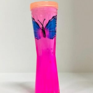 Envase con diseño de mariposa