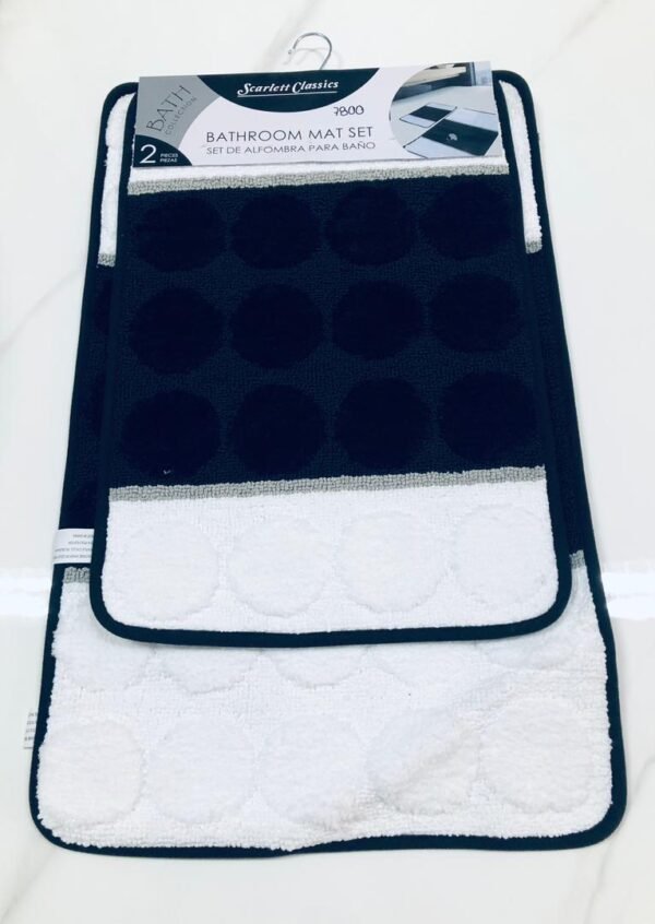 Set de tapetes para baño 2 pc
