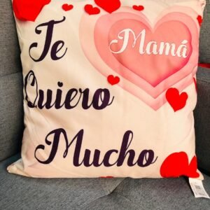 Cojín con diseño por el día de las madres