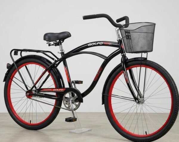 Bicicleta 26" de paseo con cesta