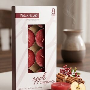 Velas aromáticas (8) olor a manzana