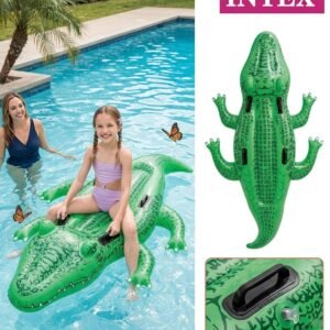 Flotador con forma de cocodrilo