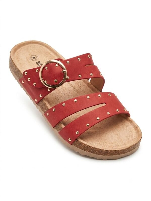 Sandalías bajas con hebilla